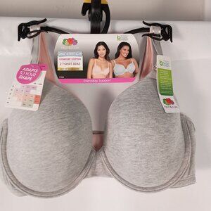 Fruit of the Loom Beyondsoft 360 Stretch T-Shirt Bra 2 Pack L Grey Rose